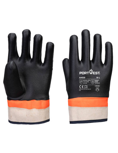 Grip PVC Sandy Double Dipped Glove