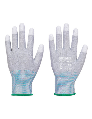Guante MR13 ESD puntas con PU (Pack 12)