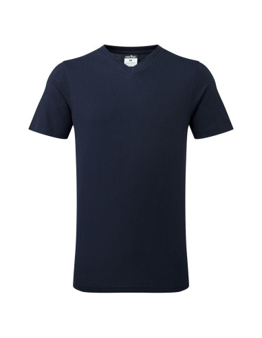Camiseta de algodón con cuello en V