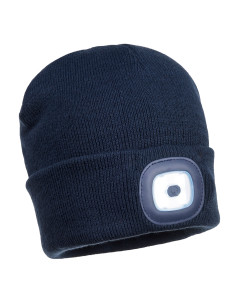 Gorro con doble LED recargable