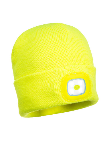 Gorro Beanie con LED recargable por USB
