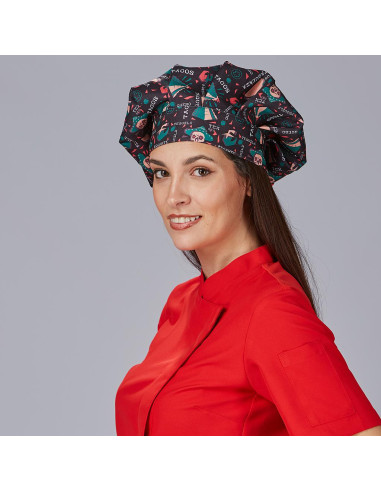 GORRO GRAN CHEF VELCRO ESTAMPADO 400016